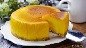 【お菓子のレシピ】しっとりなめらか! かぼちゃのニューヨークチーズケーキ