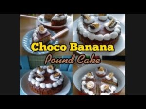 おうちで簡単！しっとり濃厚チョコバナナパウンドケーキ