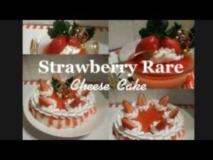 華やか苺で彩る紅白レアチーズケーキの簡単レシピ