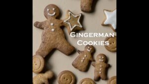【1分間レシピ】Gingerman Cookies/ジンジャーマン・クッキー