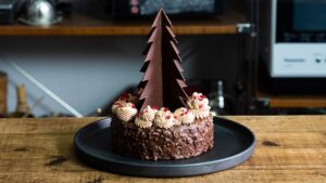 チョコツリーのチョコレート・ムース・ケーキの作り方