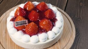 チーズケーキレシピ☆いちごのチーズケーキ☆Strawberry Cheesecake