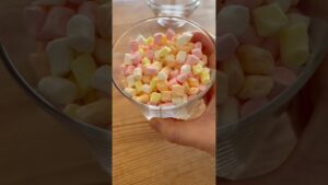 混ぜるだけ5分！とろけるふわふわマシュマロアイス