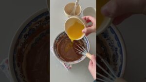 [レシピ] ハートのココアマドレーヌ💕#shorts