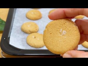 【クッキー】砂糖なし！塩キャラメルマシュマロクッキーのレシピ