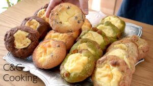 新感覚！クリームチーズを4種類のクッキーで優しく包んで焼いてみた | お菓子作り クッキー beking vlog