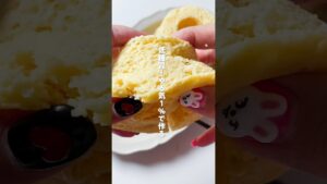 レンジで4分！低糖質ふわふわチーズケーキ🧀