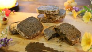 ほうじ茶ディアマンクッキーの作り方・レシピ【アイスボックスクッキー】 How to make Cookies ｜Coris cooking