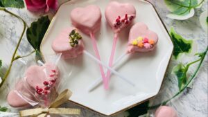 【簡単】可愛い❤️ハートポップケーキの作り方