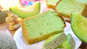 メロンのシフォンケーキの作り方【本格プロレシピ】失敗しないポイント How to make Chiffon Cake of melon｜Coris cooking