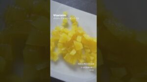 【recipe】パイナップルフローズンアイス（フードプロセッサー/VCR-30）