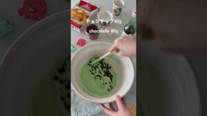 【ＨＭレシピ】レンジで簡単チョコミントカップケーキ🧁