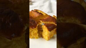 ＼生クリーム使わない／🎃かぼちゃバスクチーズケーキ🧀