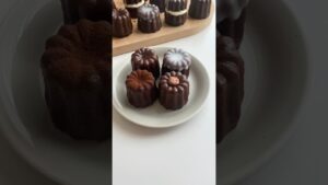 20秒でわかるチョコカヌレのレシピ🍫