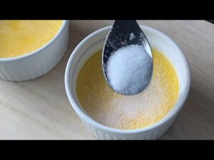 濃厚クリームブリュレ作り方🍮超簡単混ぜてだけ？！