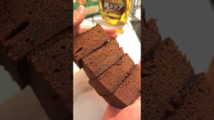 米粉でもっちりふわふわ『デカいチョコケーキ』#レシピ