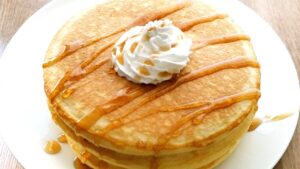 【3分で分かる】パンケーキの作り方・ホットケーキミックスを使わないレシピ