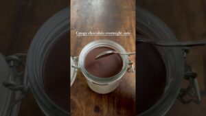 バリバリチョコオーバーナイトオーツ🍫