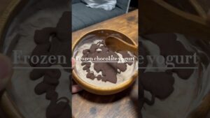 フローズンチョコヨーグルト！シャリシャリ🍨