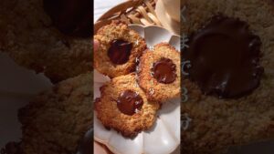 焼くまで3分【オートミールクッキー】　🍪💭レシピはコメント欄