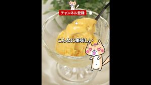 材料2つ！コスパ最強😆簡単アイスクリームの作り方🍨✨生クリーム不使用