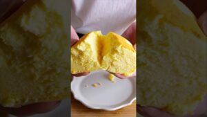 材料4つ！ヨーグルトスフレケーキ作り方！