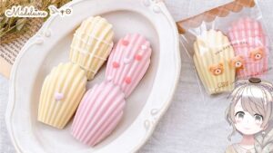 【ホワイトデー手作り】ダイソーのシリコン型&ホットケーキミックスで簡単♡マドレーヌの作り方🎀混ぜて焼くだけ！ホワイトデーお返し手作り