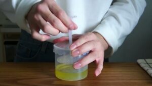 Souffle cheesecakeダイソーグッズでスフレチーズケーキ作り方[材料3つ・オーブン不要]