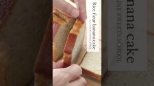 【グルテンフリー】米粉のバナナケーキの作り方