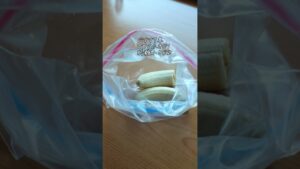 【材料3つ】もんで凍らせるだけでＯＫ！バナナアイスの作り方