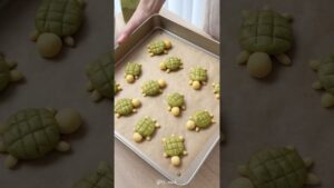 【材料4つ】 カメロンパンクッキー🐢🍈🔆