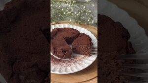 材料３つ！生チョコケーキ🤎