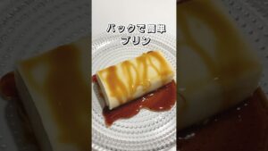 【パックのまま作る】プリン【超簡単】
