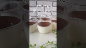 【ゼラチンなし】混ぜるだけレアチーズケーキ作ってみた