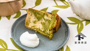 抹茶ときな粉のマーブルシフォンケーキ / お菓子のレシピ