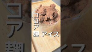 【ココア麹アイス】