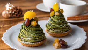 抹茶と鹿の子豆のモンブラン / お菓子のレシピ
