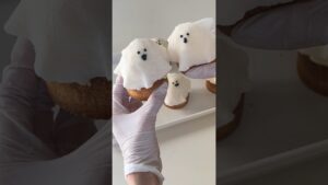 おばけタルト👻さつまいもモンブランバージョン🍠✨
