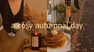 まったり秋vlog🍂 (秋レシピ, インテリア, 家vlog, パンプキンクッキー, ダイエット休息日)