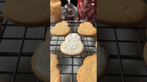 雪だるま風⛄️/ジンジャークッキーの作り方🌝