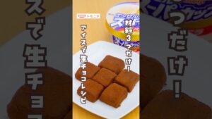 材料3つだけ！ アイスで生チョコレシピ