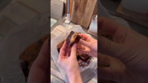 バレンタインにオススメ💌ブラウニーとクッキーのコラボスイーツ🍪🍫