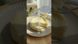 米粉 白いチーズケーキ　#米粉おやつ #米粉レシピ #米粉スイーツ #米粉 #簡単レシピ #レシピ #レンチンレシピ #チーズケーキ