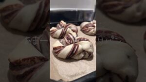 【おやつにどうぞ】甘くてもちもちのチョコねじりパン