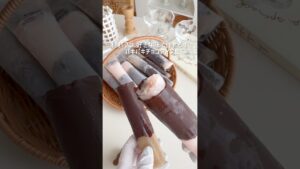 材料2つ 好きな味で作れる！ パキパキチョコアイス🍨