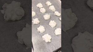 【卵白消費】くるみのロッシェ🐿️//メレンゲクッキーだよ