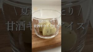 暑い夏に最適！麹で作るキウイアイスの作り方