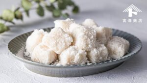 もっちり食感！ココナッツクリームで作る白わらび餅 / 和菓子のレシピ