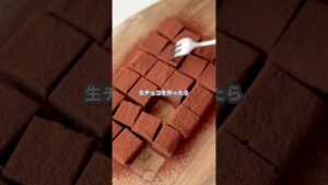 【簡単スイーツ】アイスで作る生チョコPart2の作り方