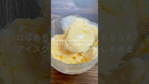 おばあちゃん直伝の自家製アイスクリーム！